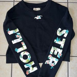 Girls youth Hollister Sweater Tropical Print